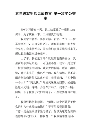 坐公交车日了两个小时文章：一段独特的出行经历