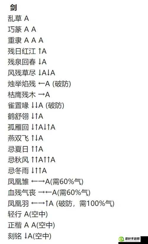 流星蝴蝶剑武器技能释放方法与技巧解析